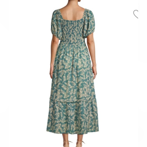 **SOLD** Free People Ellie printed midi dress - Picture 4 of 5